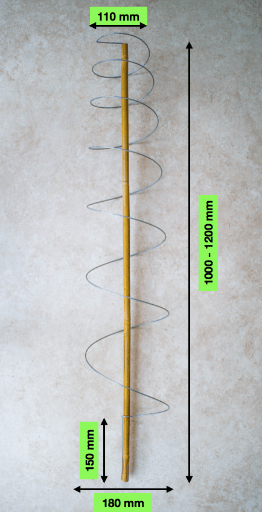 Spiraclimb Plant Support. Expanding Metal Spiral. - Plant Supports & Garden Cloches